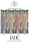 Al Fathima Jade Embroidery Moti Work Georgette Pakistani Suits Suppliers In India
